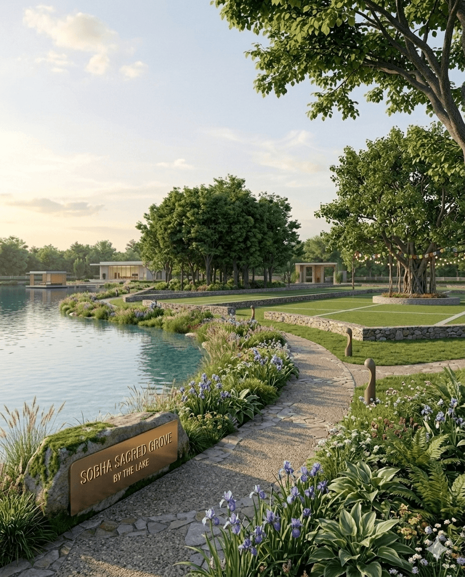 Sobha Sacred Grove by the Lake - Phase 2 pre-launch render